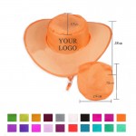 Logo Printed Foldable Cowboy Hat