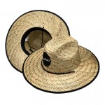 Custom Summer Straw Hat With Custom Patch