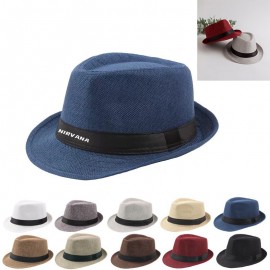 Logo Printed Summer Jazz Hat