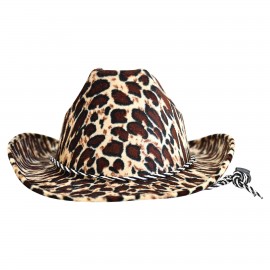 Custom Leopard Print Cowboy Hat  Custom Leopard Print Cowboy Hat