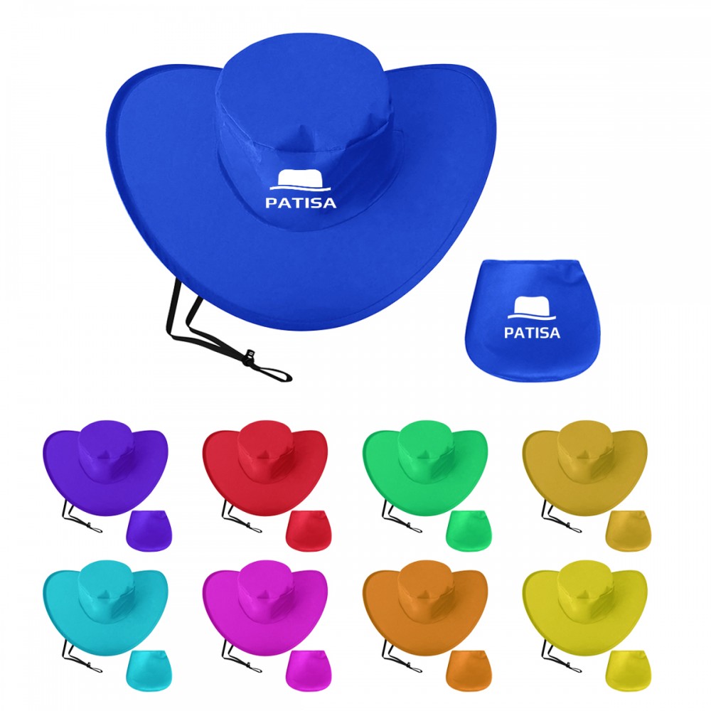 Personalized Collapsible Cowboy Hat Personalized Collapsible Cowboy Hat