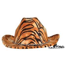 Promotional Tiger Print Cowboy Hat