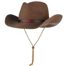 Promotional Light Straw Cowboy Hat