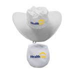 Logo Printed Foldable Cowboy Hat with Storage Pouch