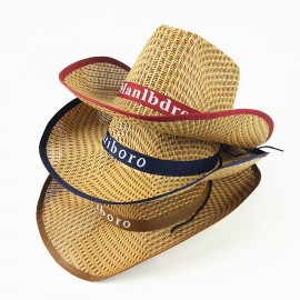 Personalized Cowboy Beach Straw Hat