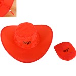 Customized Collapsible Cowboy Hat With Pouch