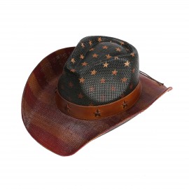Branded American Flag Cowboy Hat