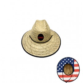Personalized Lifeguard Straw Hat