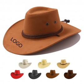 Personalized Classic Western Style Faux Felt Cowboy Hat