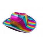 Branded Rainbow Light Up Cowboy Hat