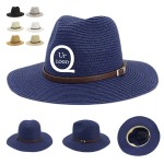 Branded Sunshade Beach Straw Hat