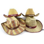 Logo Printed Cowboy Straw Hat