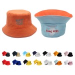 Branded Reversible Cotton Bucket Hat