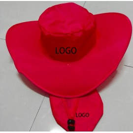 Promotional Nylon Folding Cowboy Hat