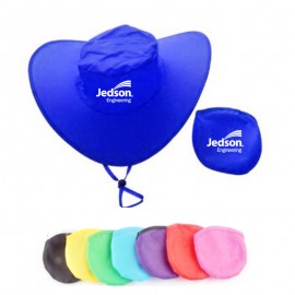 Personalized Collapsible Cowboy Hat with Pouch  Personalized Collapsible Cowboy Hat with Pouch