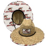 Custom Custom Summer Wide Brim Lifeguard Straw Hat