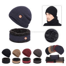 Custom Knitted Cap with Gaiter