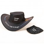 Promotional Folding Nylon Cowboy Hat With Pouch
