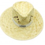 Logo Printed Straw Cowboy Hat