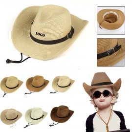 Personalized Natural Cowboy Straw