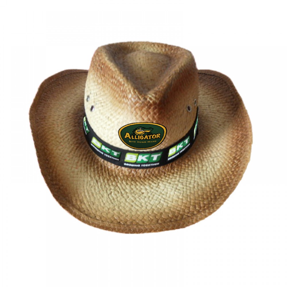 Promotional Cowboy Hat with Hatband & Patch