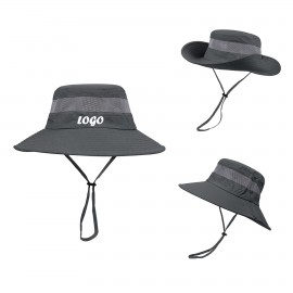 Personalized Wide Brim Sun Bucket Hat  Personalized Wide Brim Sun Bucket Hat