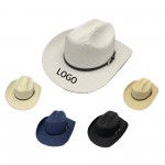 Personalized Collapsible Straw Cowboy Hat