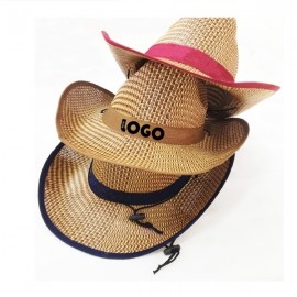 Branded Cowboy Straw Hat  Branded Cowboy Straw Hat