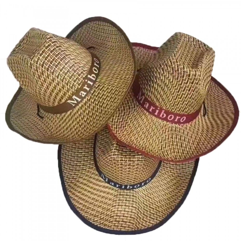 Promotional Cowboy Hat Straw Hat , Customizable Band