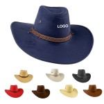 Logo Printed Felt Cowboy Hat