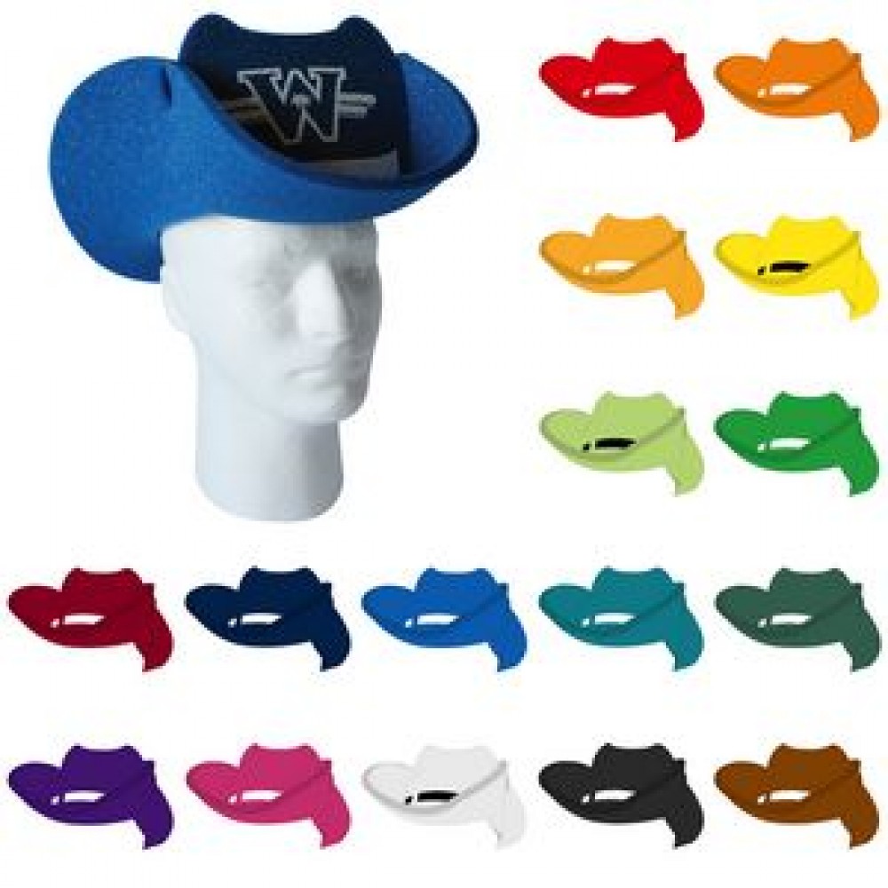 Branded Cowboy Hat Visor
