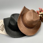 Promotional Adult Western Cowboy Seaside Vacation Sunshade Vintage Hats