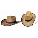 Branded Straw Cowboy Hat