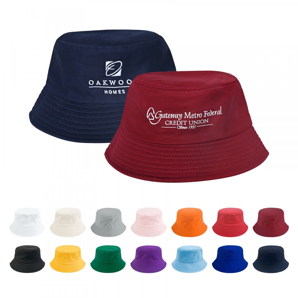 Branded Cotton Bucket Hat