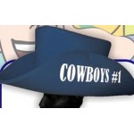 Logo Printed Foam Cowboy Hat (20")
