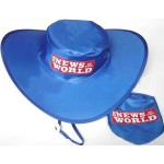 Promotional Folding Cowboy Hat / Foldable Hat w/Pouch