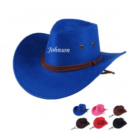Logo Printed Cowboy Riding Hat