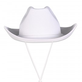 Branded White Felt Cowboy Hat  Branded White Felt Cowboy Hat