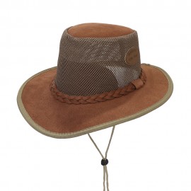 Custom Suede Breathable Mesh Sun Hat