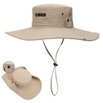 Personalized Wide Rim Cowboy Fisherman Dual Style Bucket Hat