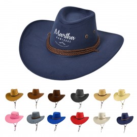 Branded Suede Cowboy Hat  Branded Suede Cowboy Hat