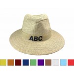 Personalized Natural Classic Fedora Hat