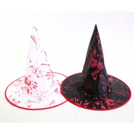 Logo Printed Foldable Halloween Witch Hat with Pouch