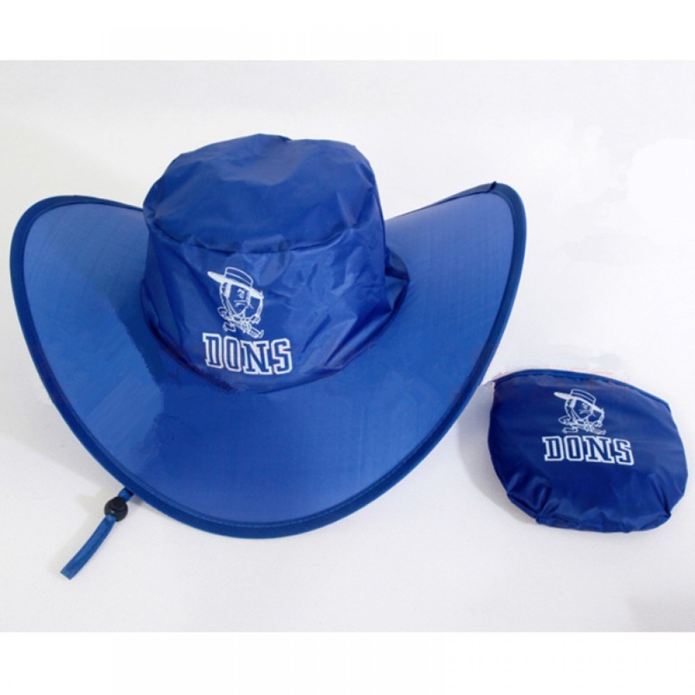 Personalized Wide Rim Folding Fisherman Hat