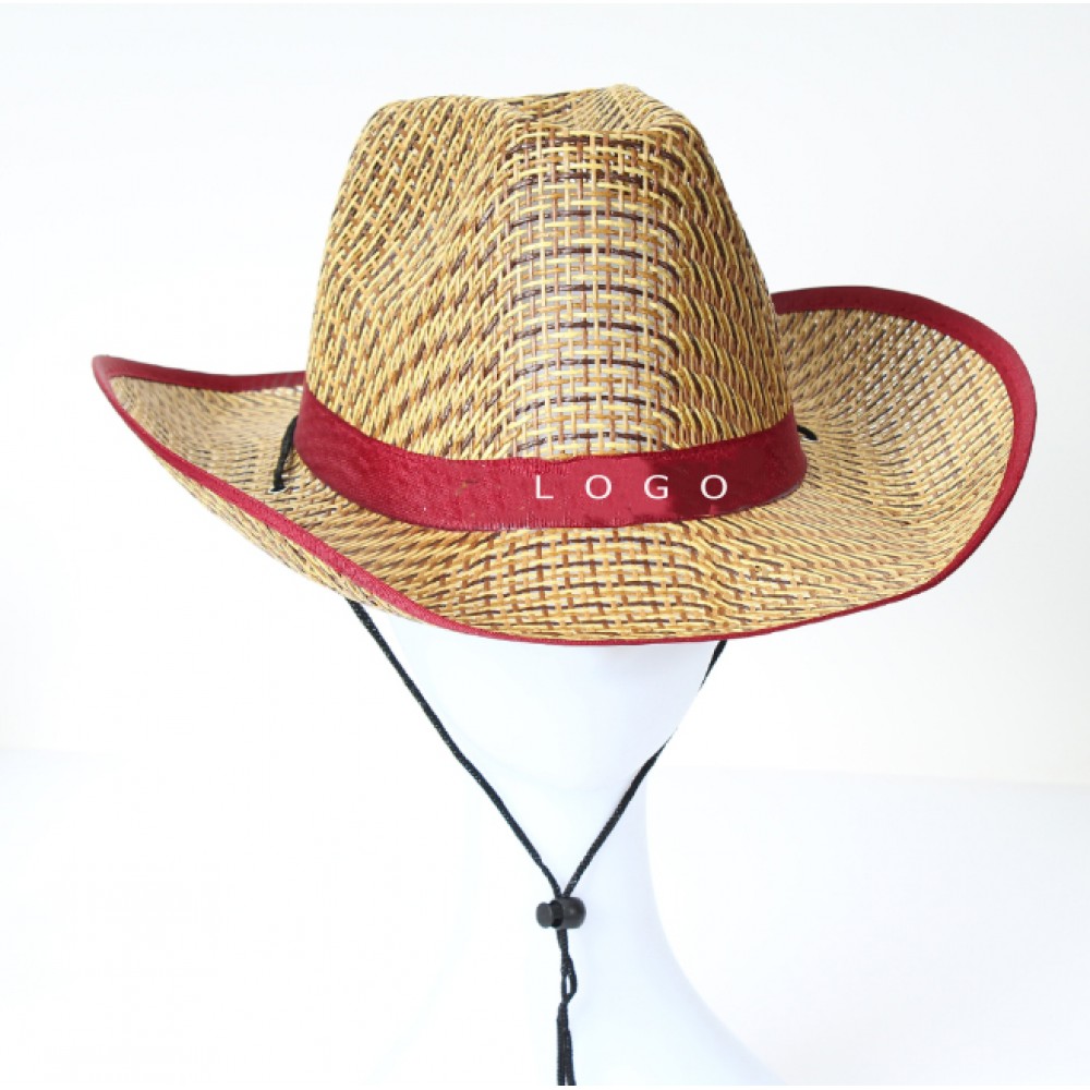 Personalized Cowboy Straw Hat