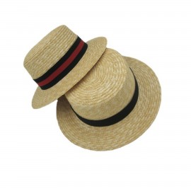 Personalized Summer Boater Straw Hat
