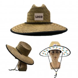 Branded Sun Straw Hat