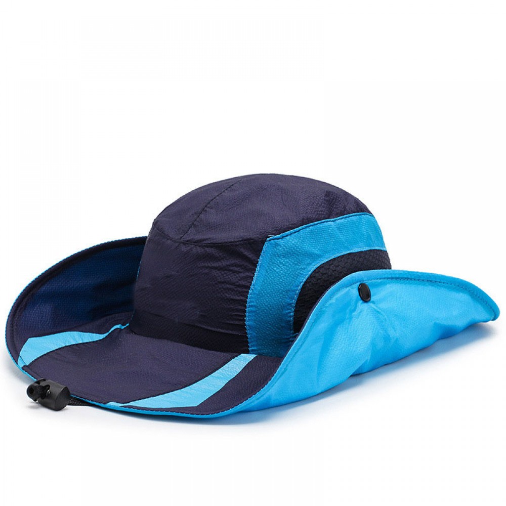 Branded Fishing Hat Wide Brim Bucket Cap