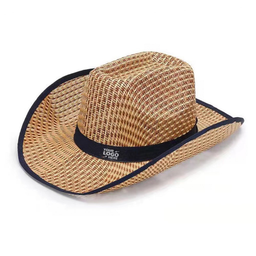 Branded Custom Cowboy Straw Hat