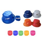 Branded Polyester Foldable Bucket Hat With Pouch